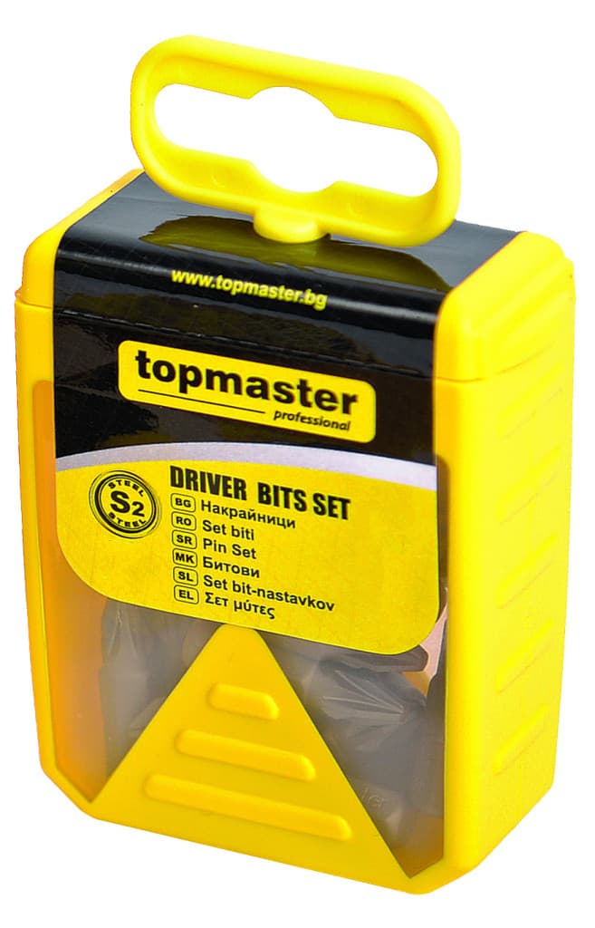 Накрайници 20бр. к-т PZ2 25mm Topmaster Professional