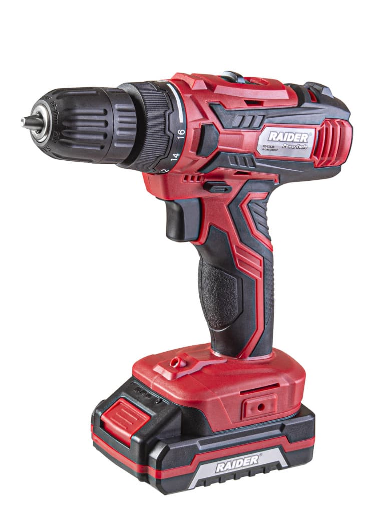 Бормашина акум. Li-ion 18V 2x1.5Ah 2-ск. 1h 28Nm RAIDER RD-CDL29