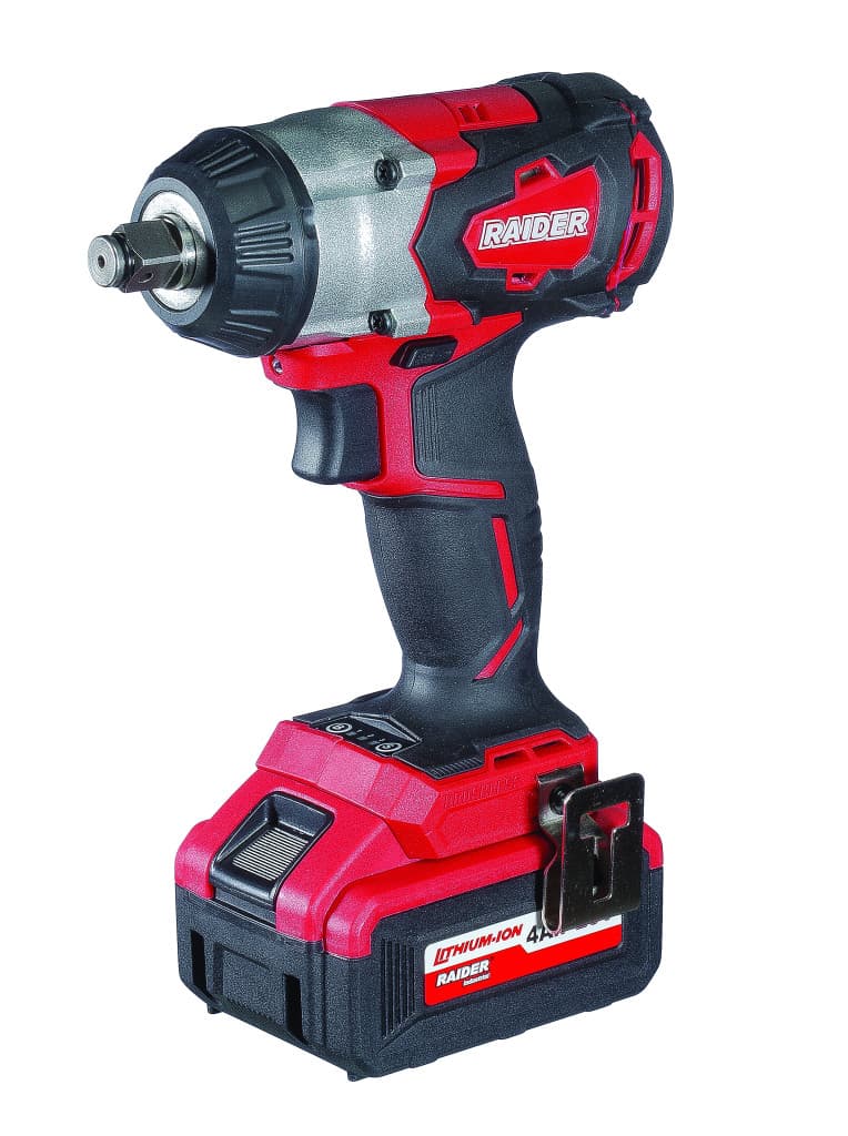 Гайковерт акум. 20V 4Ah 320Nm безчетков в куфар RAIDER INDUSTRIAL RDI-IBW01