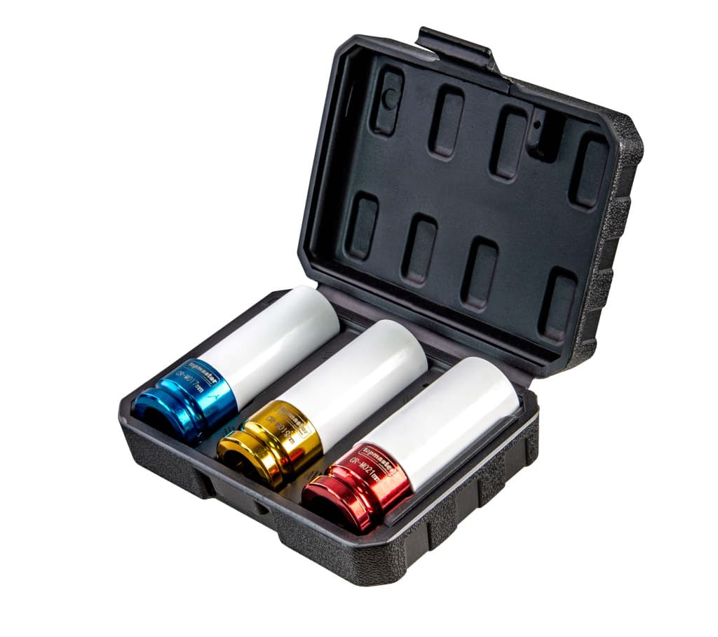 Комплект ударни вложки за лети джанти 17, 19, 21мм 1/2" Topmaster Professional