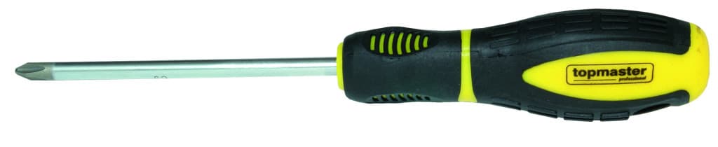 Отвертка кръстата Ph0 3х100mm S2 Topmaster Professional