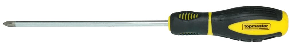Отвертка кръстата Ph2 6х300mm S2 Topmaster Professional
