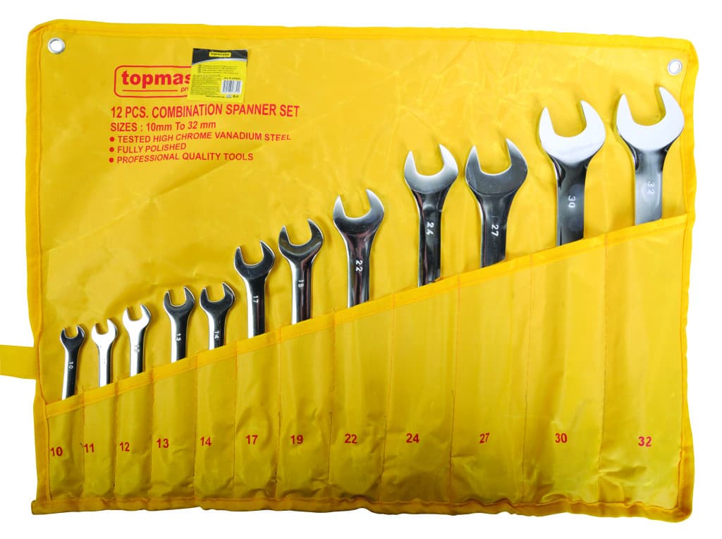 Ключ звездогаечен к-т 12бр 10-32mm CR-V Topmaster Professional