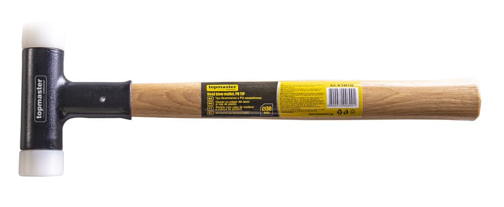 Чук безоткатен с PU накрайници 30mm Topmaster Professional