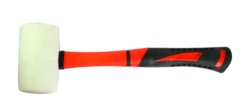 Чук гумен с дръжка TPR бял 680g GADGET