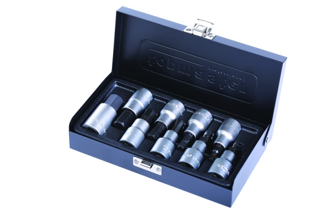 Вложки шестостен 1/2" 4-17mm к-т 9бр CR-V Topmaster Professional