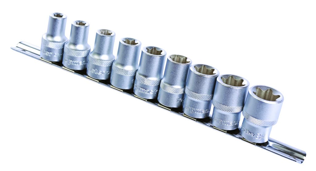 Вложки торкс 1/2" к-т 9бр CR-V Topmaster Professional